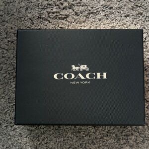 Coach Black and White Logo Box